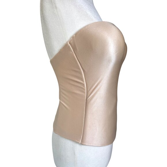 FELINA Size 34DD Nude Essentials Seamless Hidden Wire Bustier Bra Bridal Hoco - Picture 3 of 7